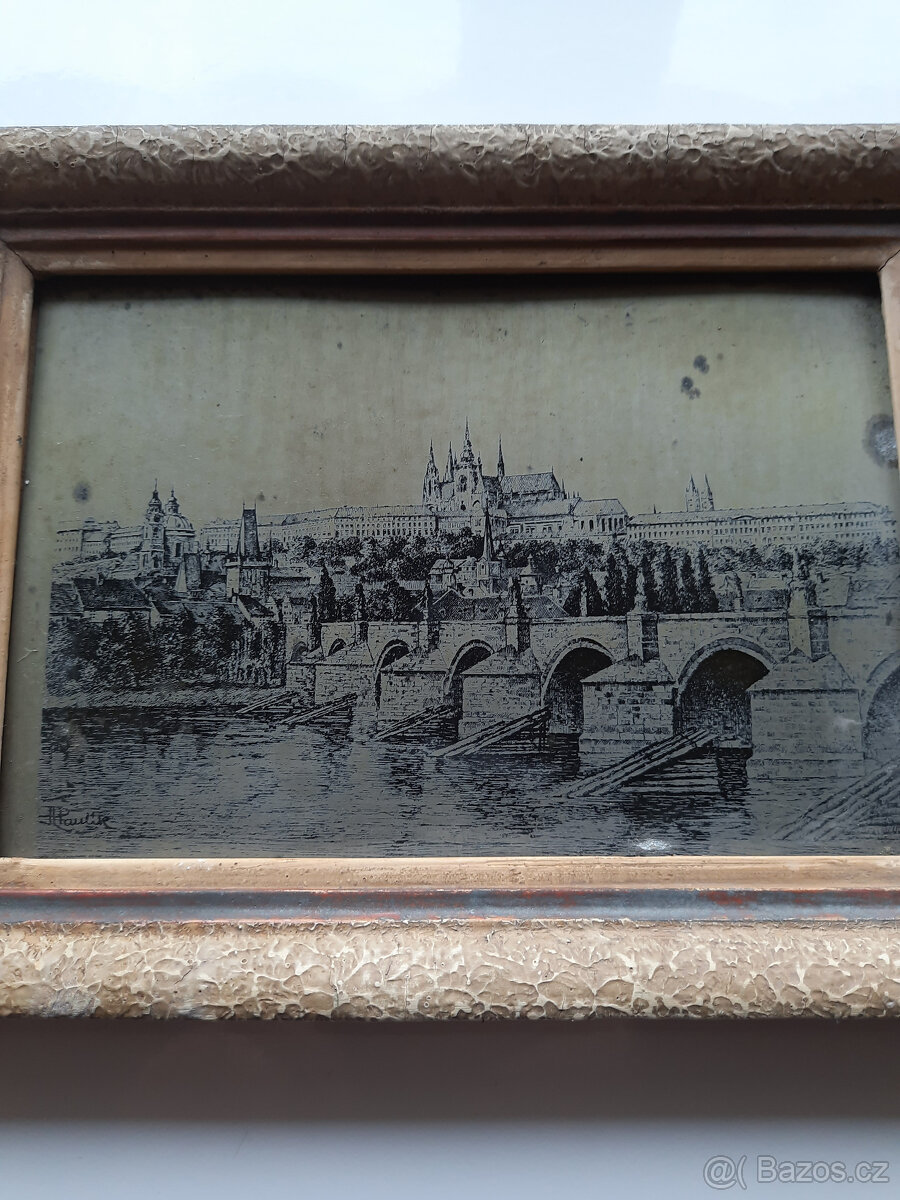 Staré obrazy rytina - 2