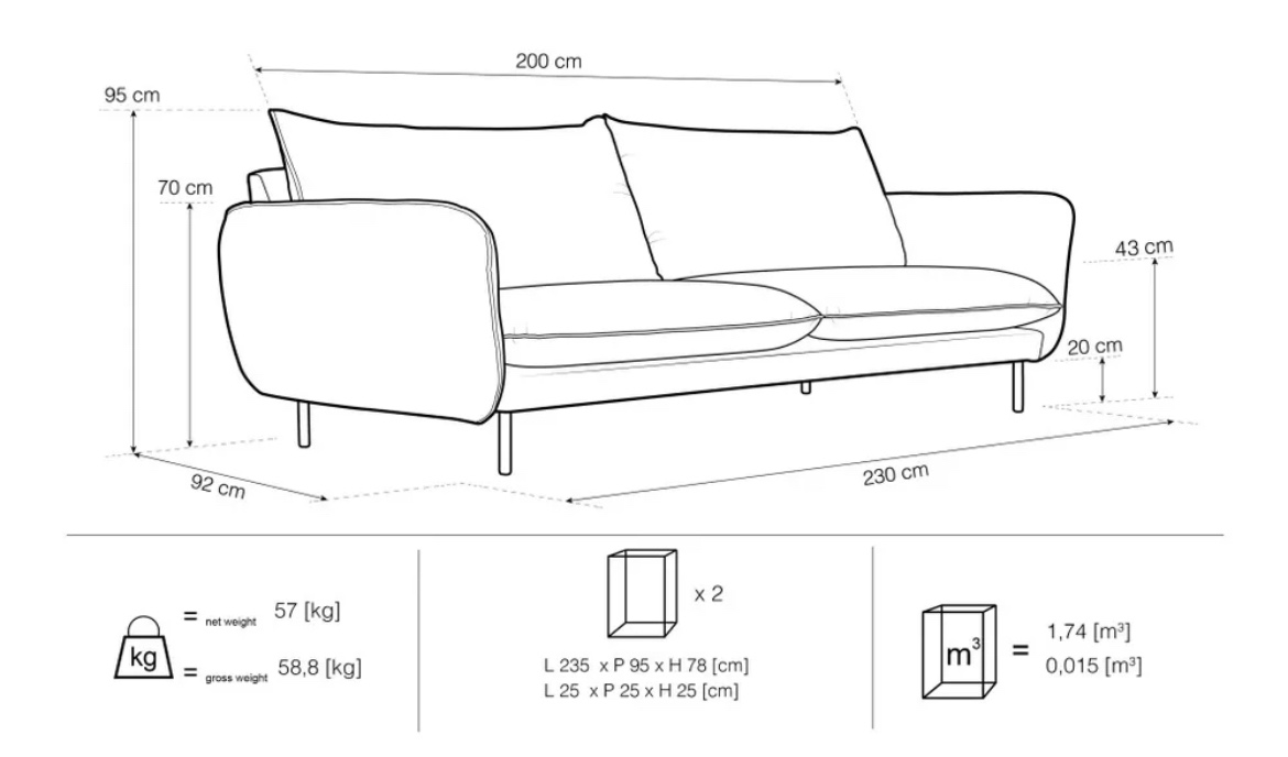 Zelena sametová sedačka - 2