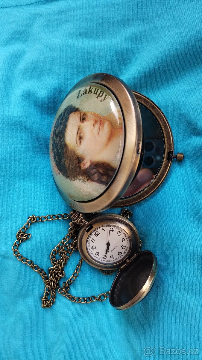 hodinky kapesní s portrétem France Josefa ,novodobé - 2