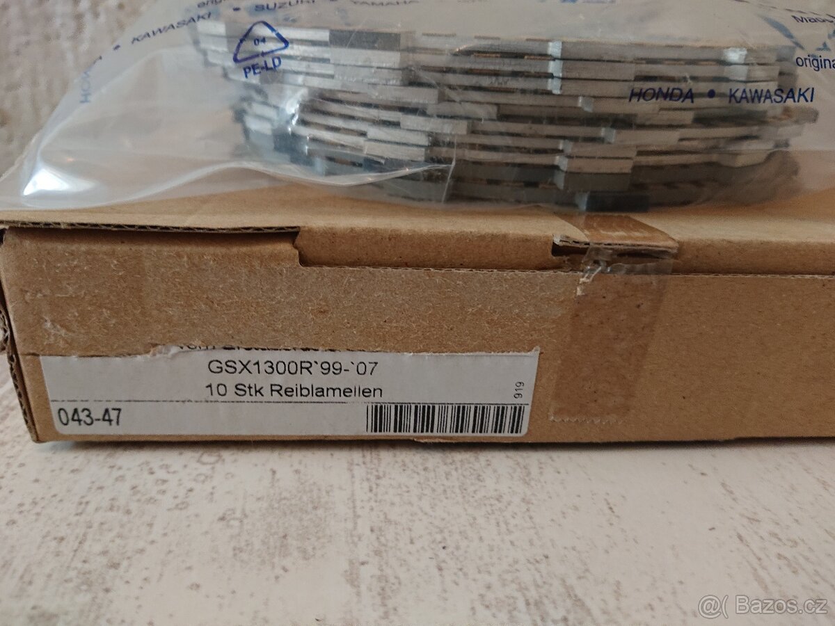 Suzuki GSXR1300 Hayabusa - sada spojkových lamel - 2