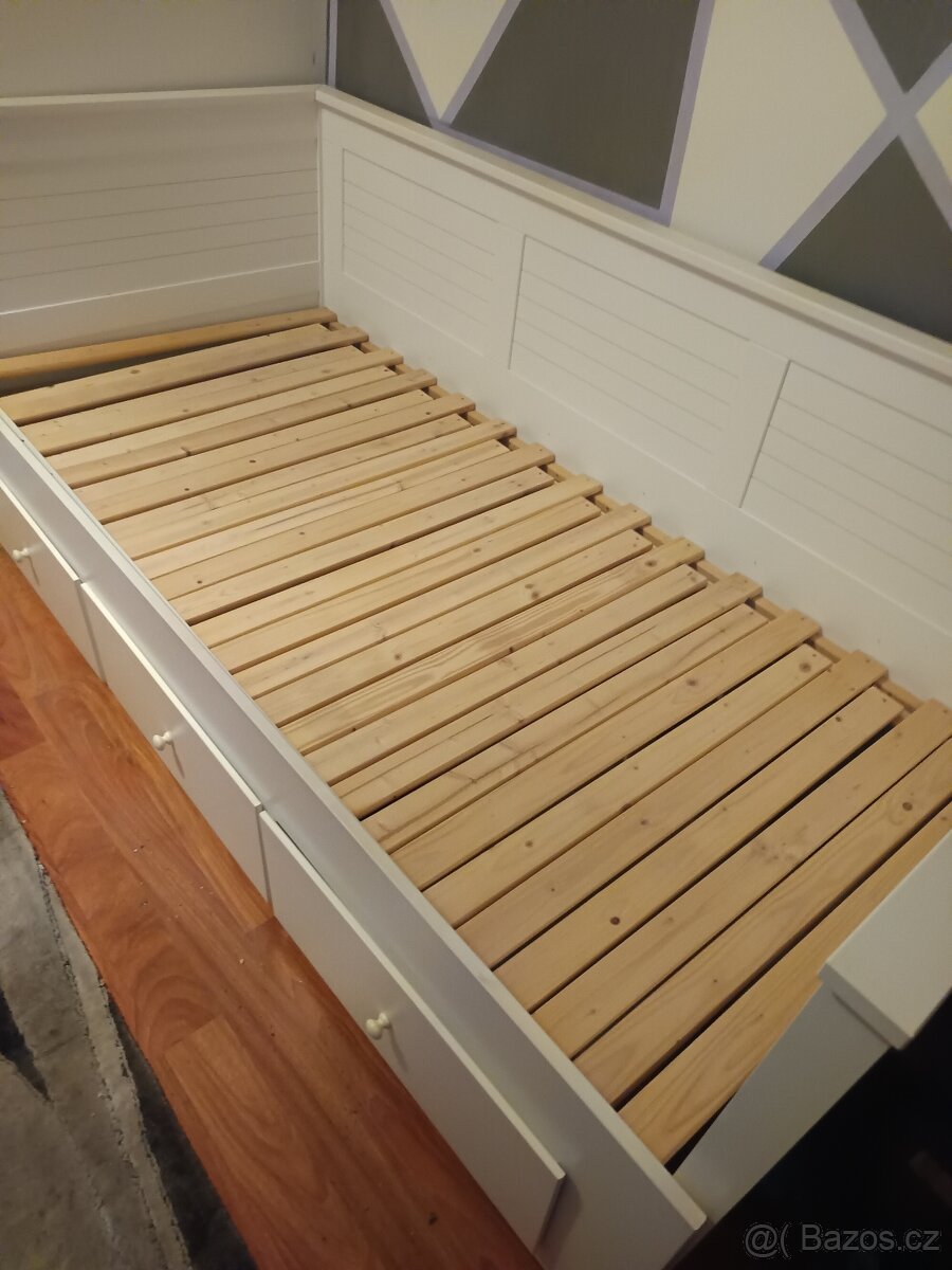 Prodám rozkládací postel hemnes - 2