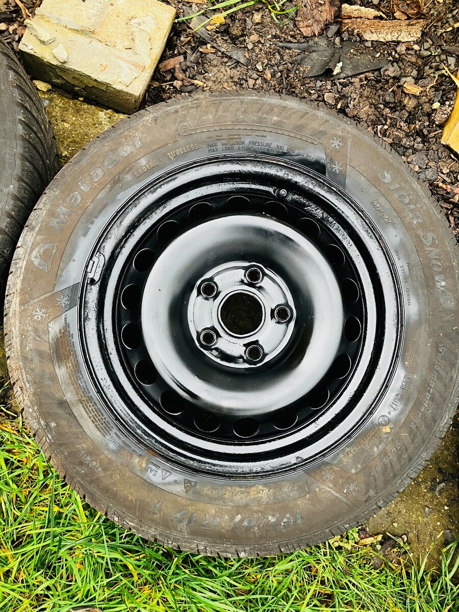 Kola se zim. pneu 6Jx15 H2 ET47, 5×100 ALST 9165 3+1 ZDARMA - 2