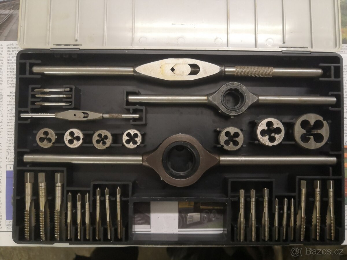 P:sada závitníků narex M1 HSS čssr - 2