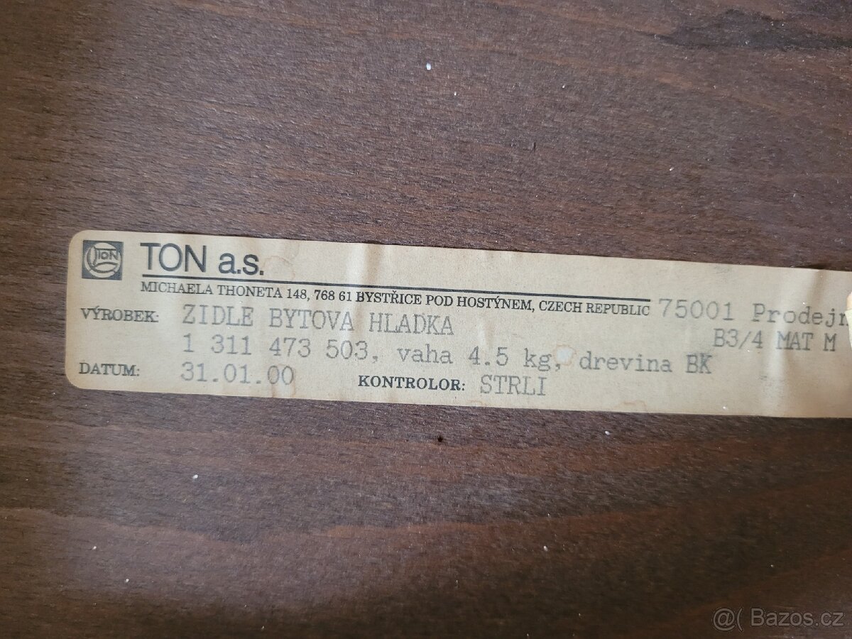 Židle TON - 3ks - 2