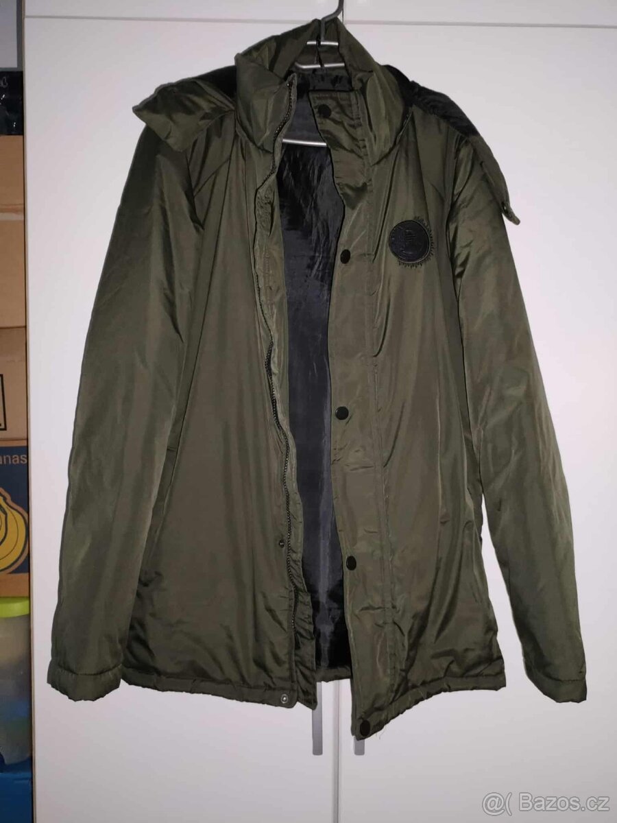Khaki pánská zimní bunda vel.L - 2