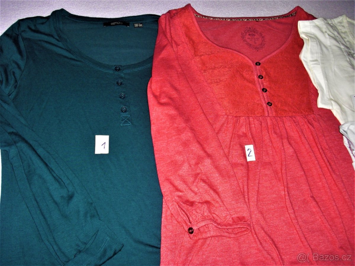 Trička dámská- vel. L (dívčí) 5 kusů. - 2