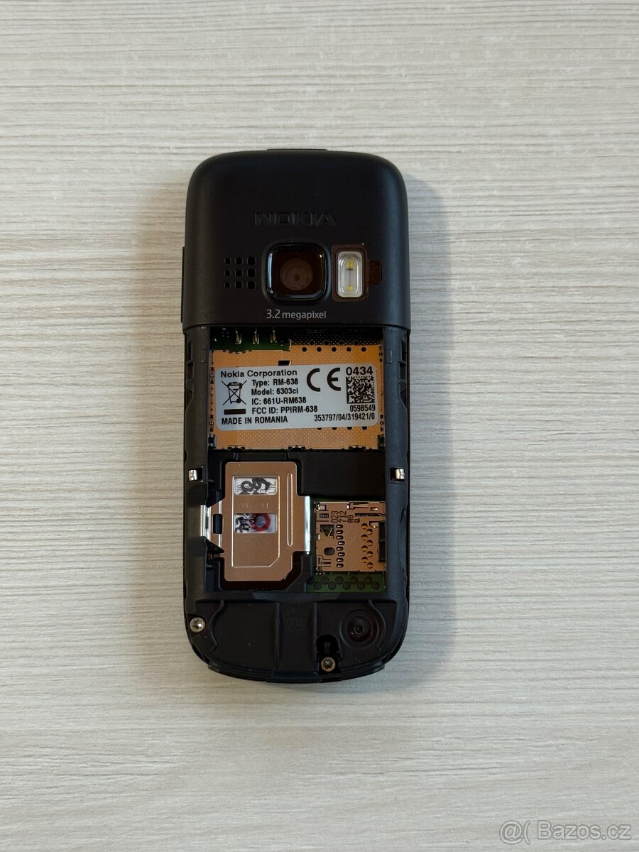 NOKIA 6303i Classic Matt Black - 2