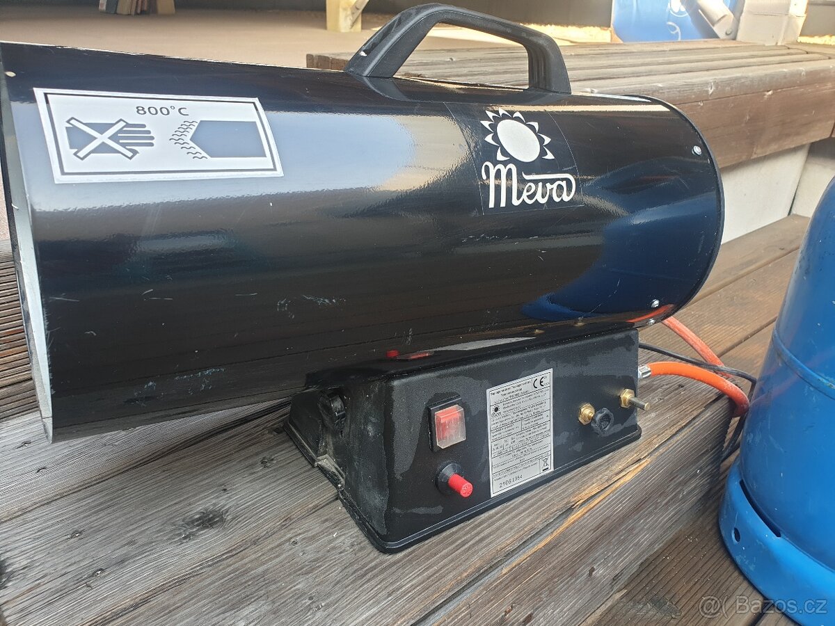 Teplogenerátor Meva TP17002 + Plynová bomba - 2