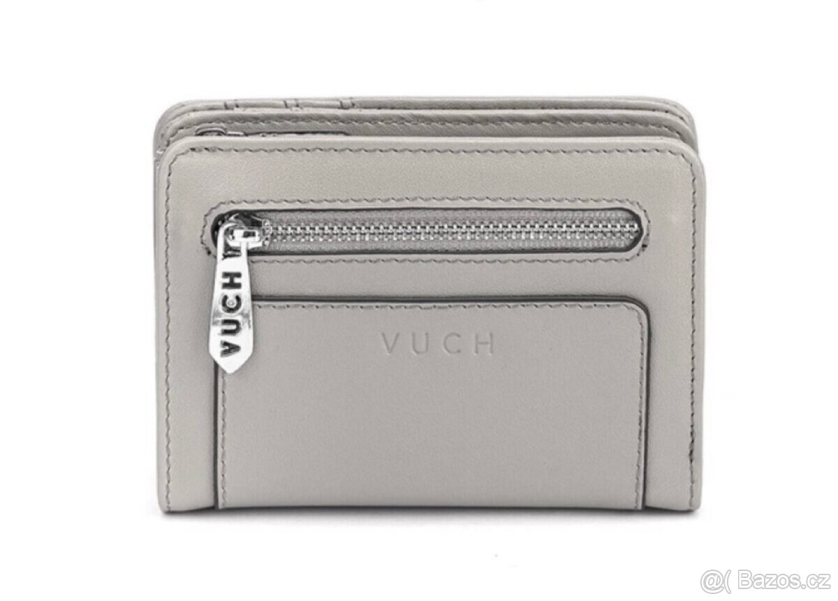 Nová dámská malá kožená peněženka na zip (Vuch) - 2
