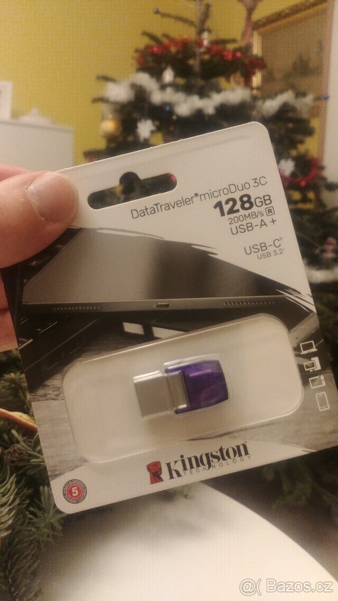 FLESH USB DISK KINGSTON 128GB DO MOBILU - 2
