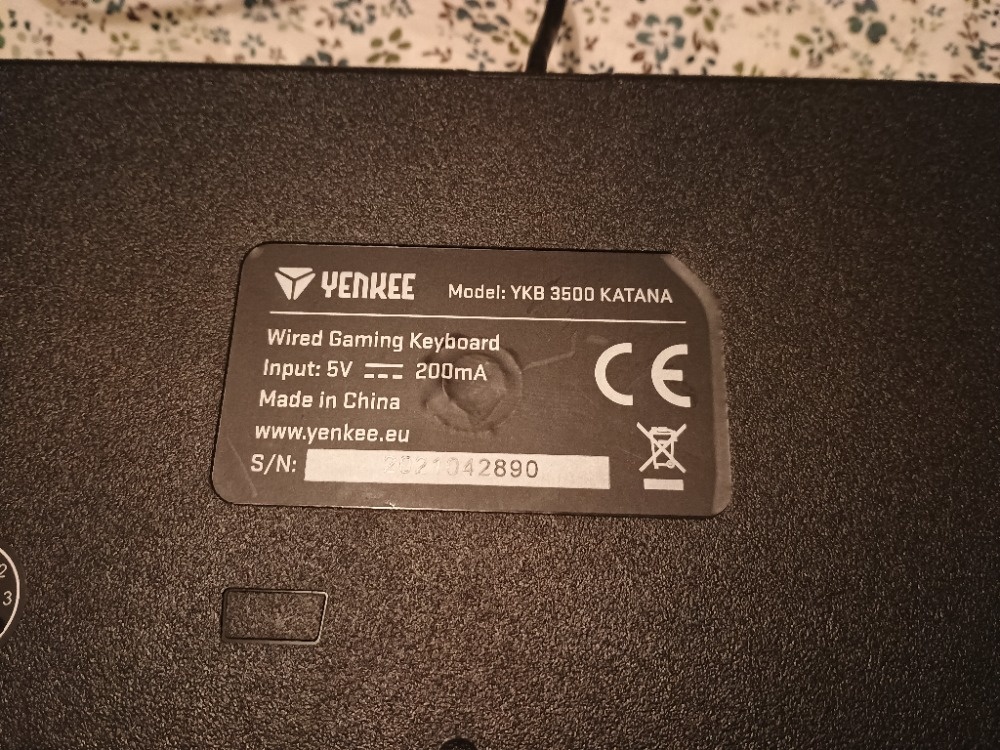 Herní klávesnice YENKEE YKB 3500 KATANA - 2