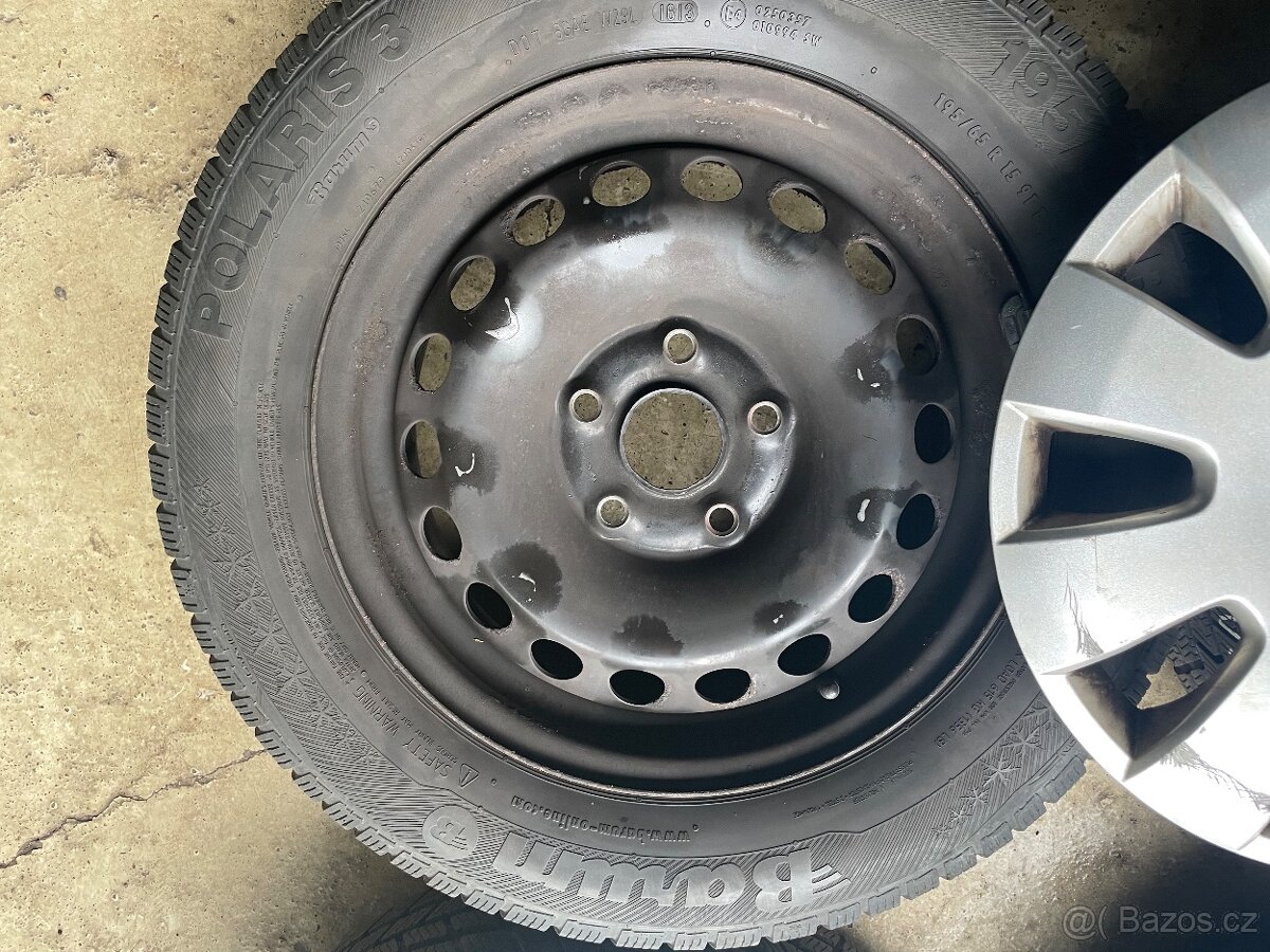 Plechové kola Octavia 2 195/65 R15 - 2