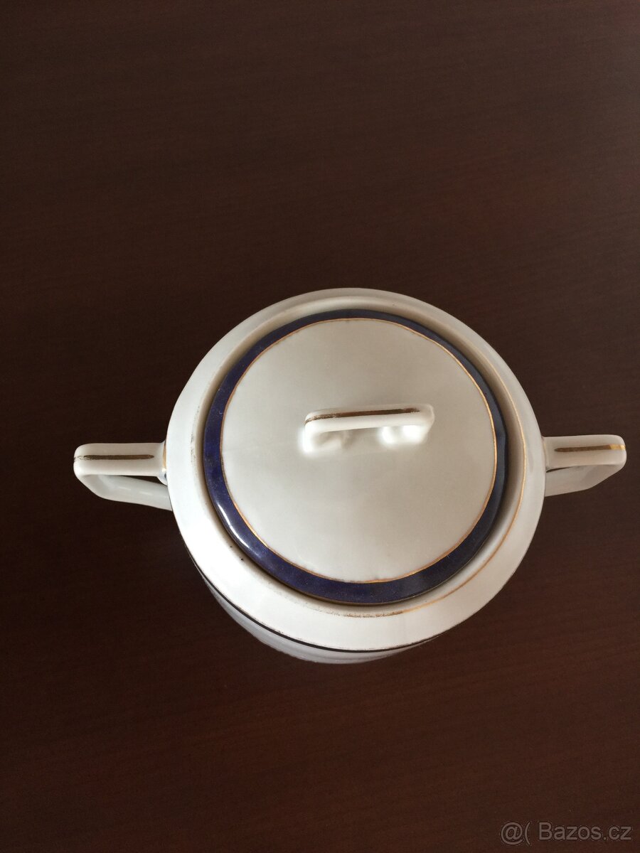 Cukřenka, bílý porcelán - 2