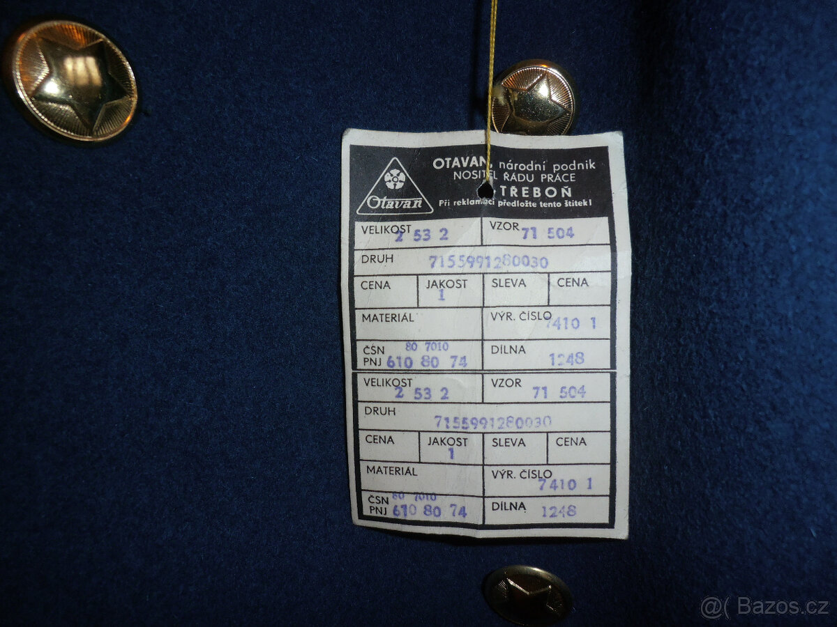 Hasičský kabát nový - 2