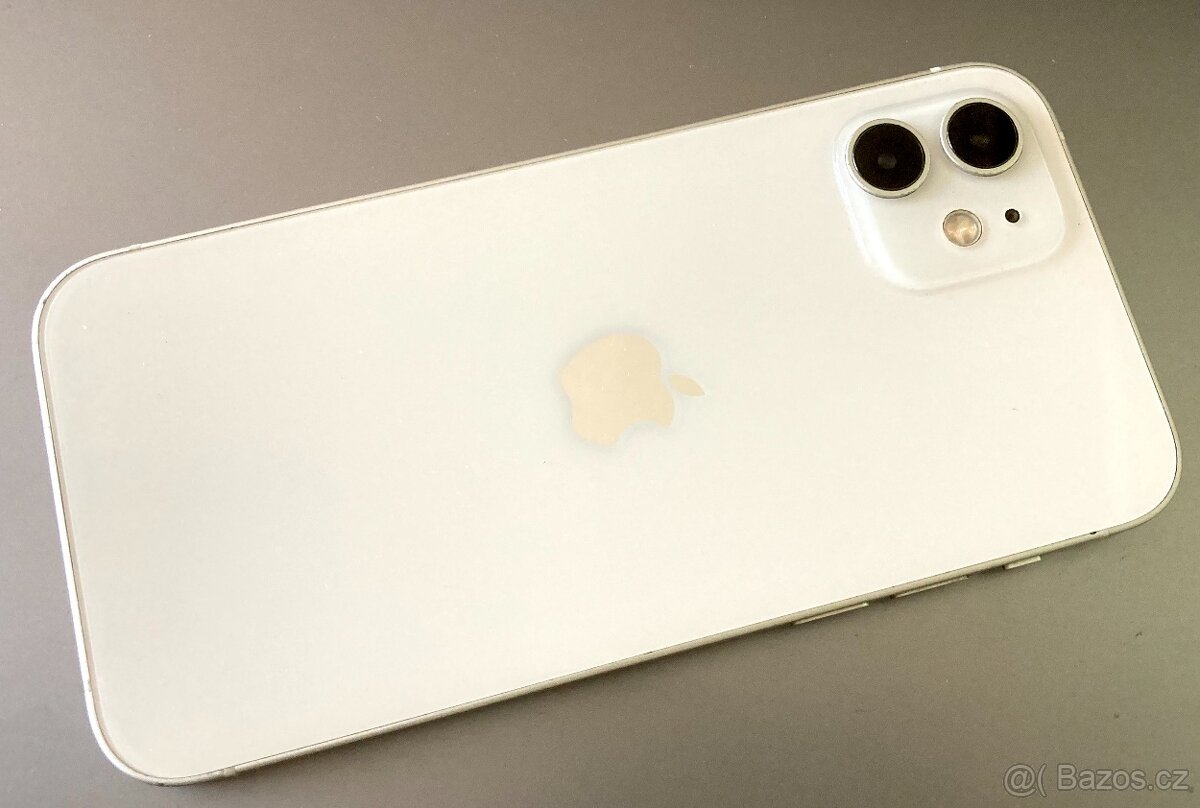 iPhone 12 128GB White, bat. 90%, záruka - 2