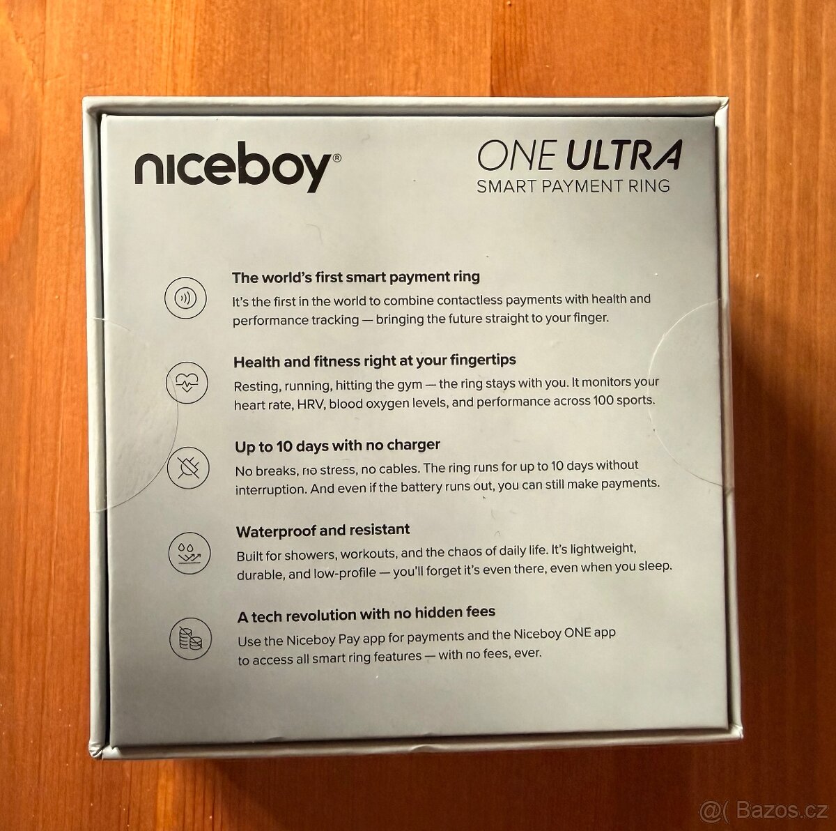 Prodám nový platební prsten od Niceboy - 2