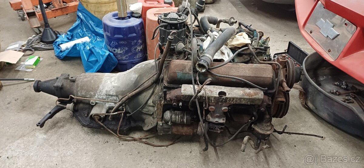 Corvette c3 5.7 V8 motor+prevodovka - 2