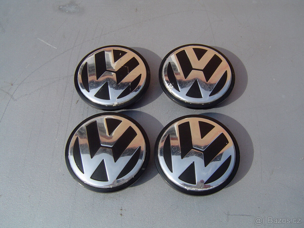 4 X STŘEDOVÉ POKLIČKY ORIGINÁL VW č.11 - 2