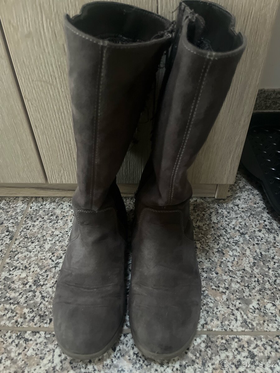 Dívčí kozačky semišové Graceland vel. 35 - 2