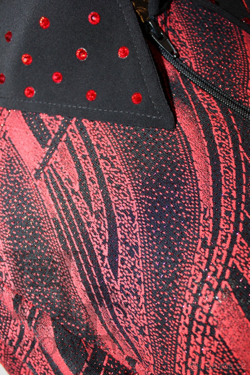 Westernová show halenka L - červená - 2