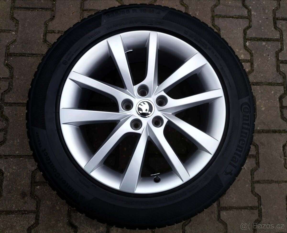 Alu kola originál Škoda Kodiaq 5x112 R18 Elbrus - 2