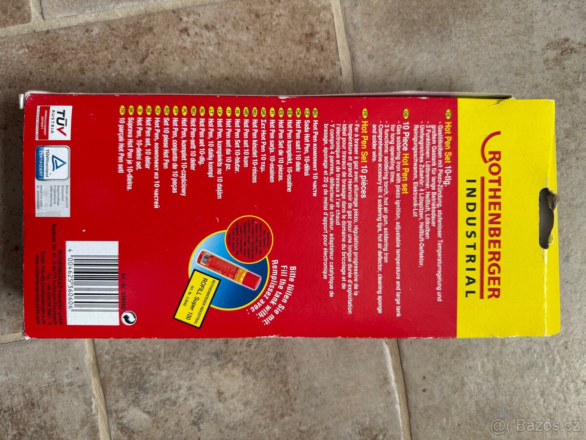 Plynová pájecí sada - 2