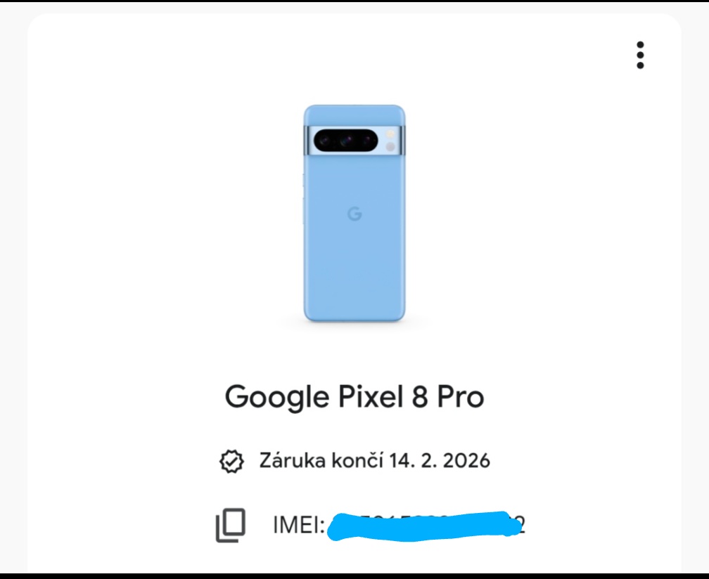 Google Pixel 8 Pro, záruka top příslušenství - 2