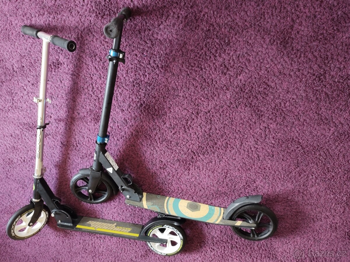 kolobezka jako nová - velká kola - 1KUS - 2