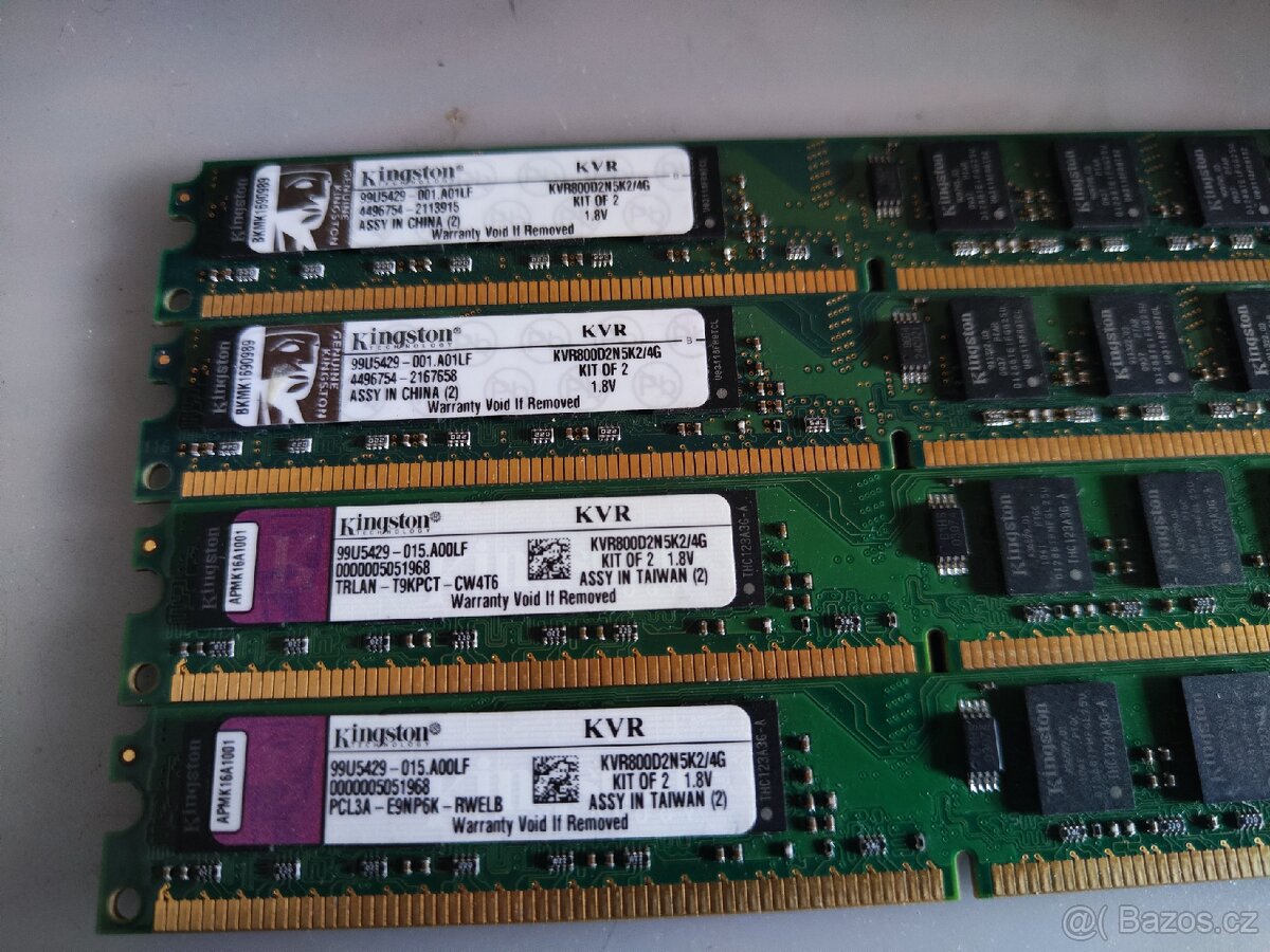 Kingston 4x2GB DDR2 Kit Of 4x2GB. - 2