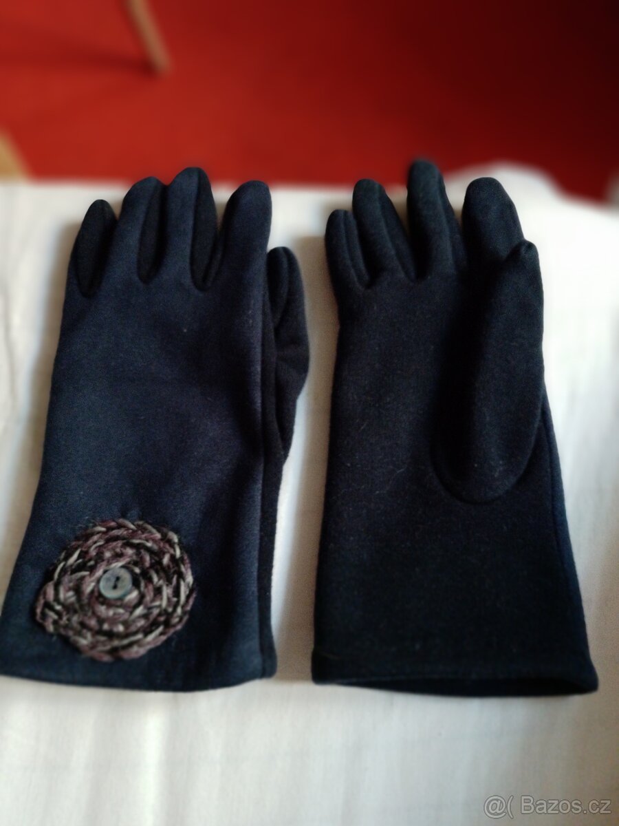 teplé rukavice,vintage rukavice,kožené rukavice - 2