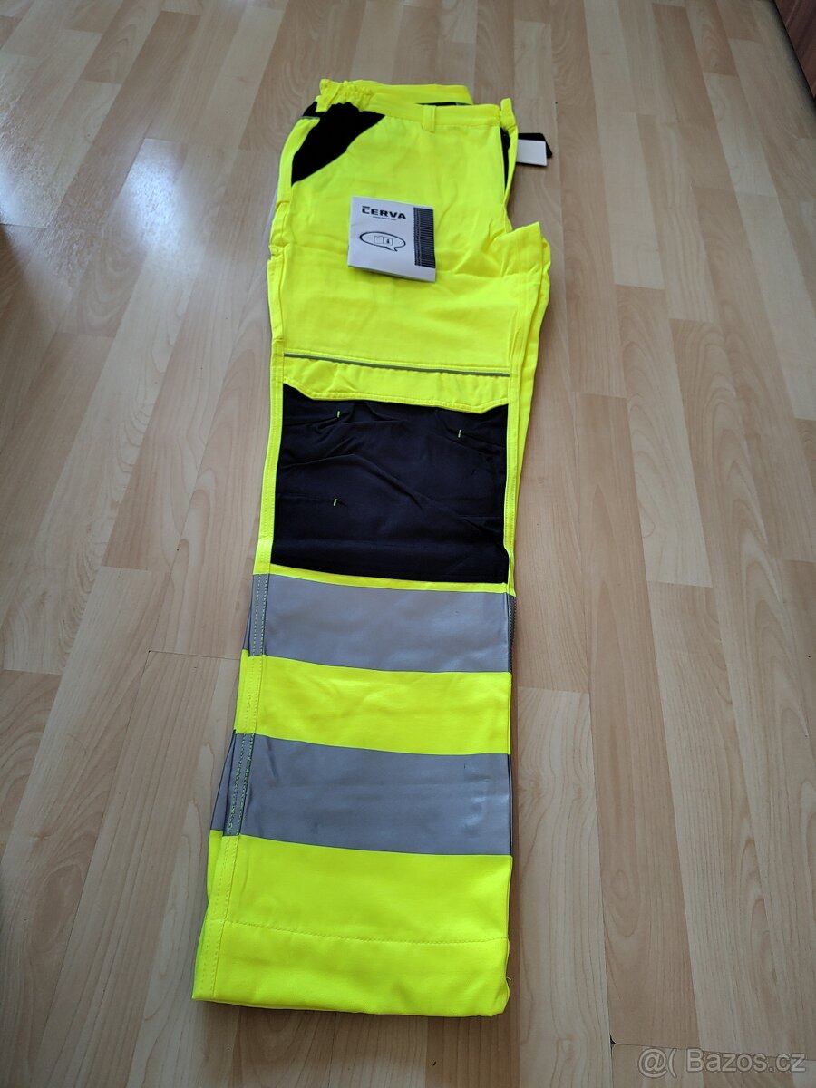 Reflexní pracovní kalhoty 2x v. 54 - 2