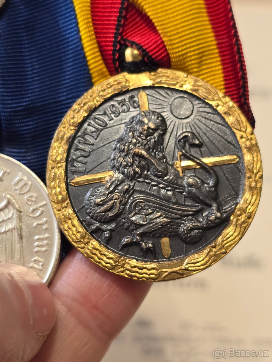 Medailová lišta - Legion Kondor - 2