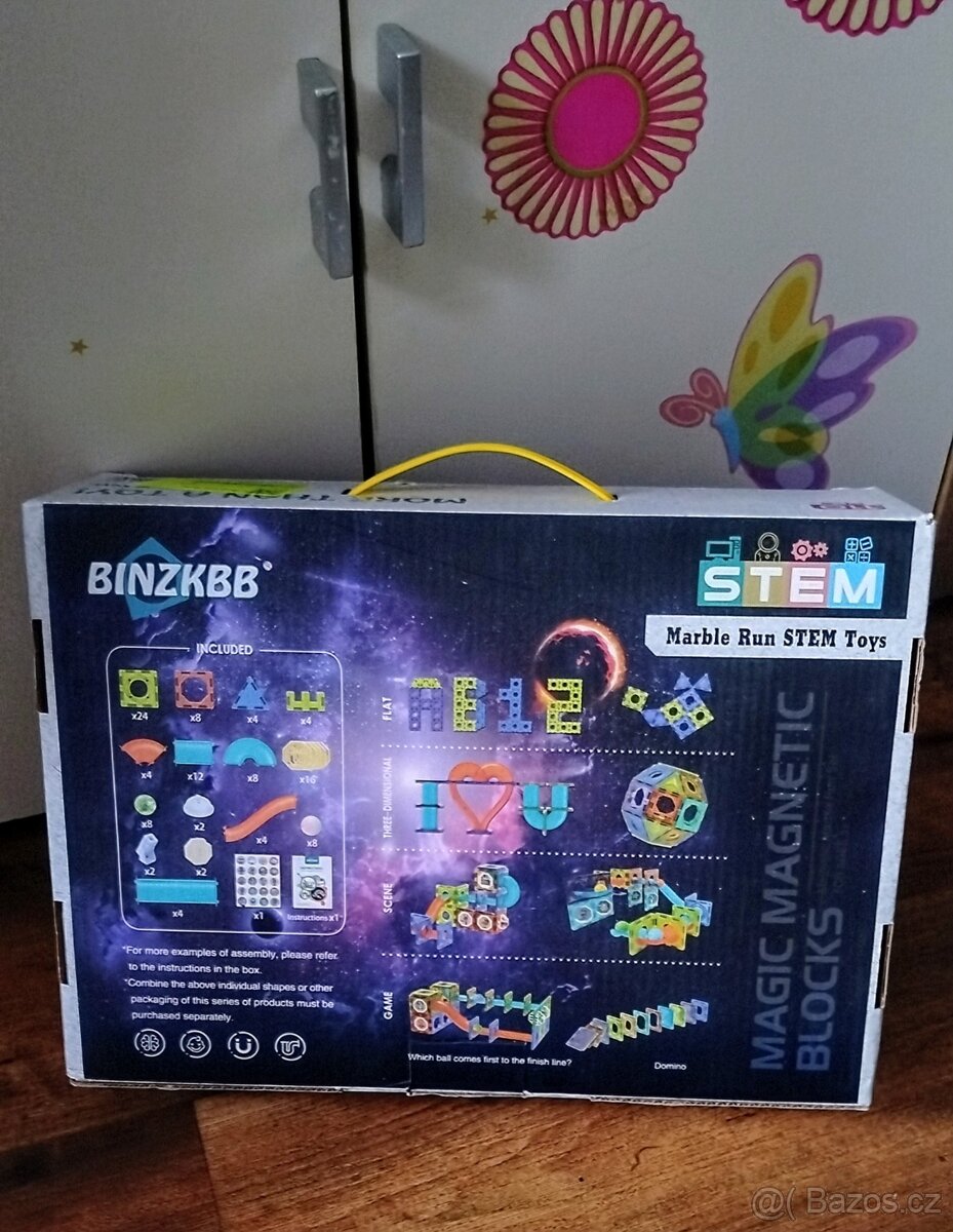 Svítící magnetická kuličková dráha - Nová - 2