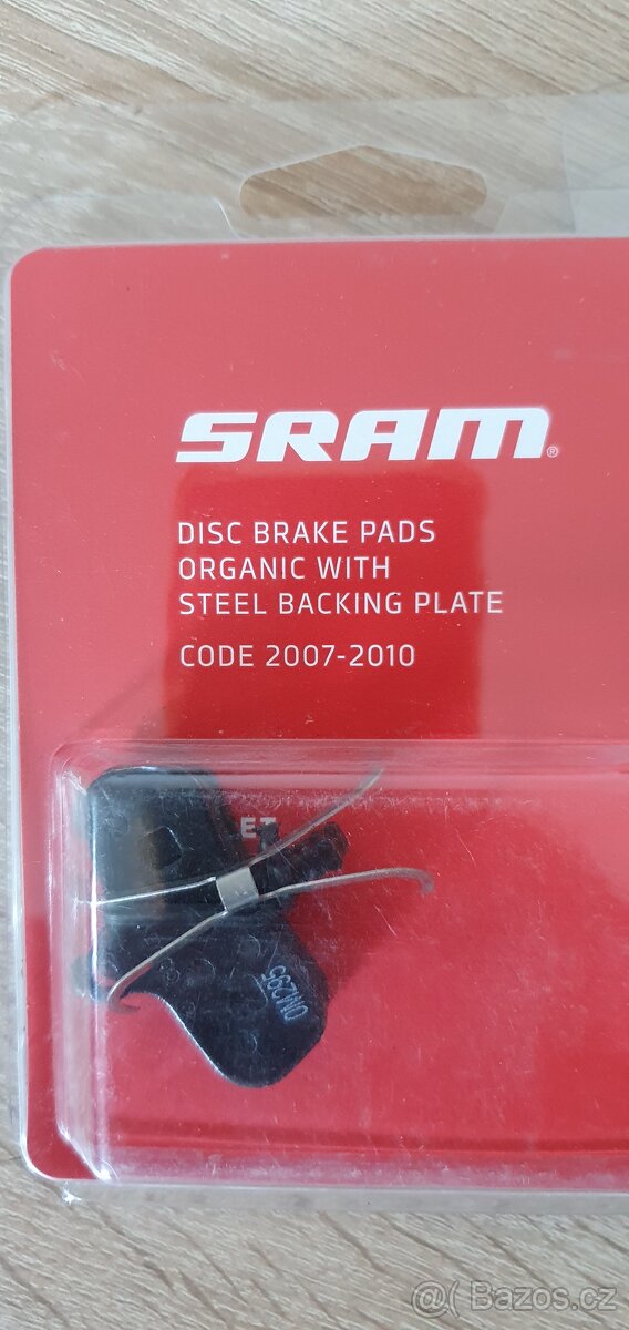 Nové brzdové destičky SRAM - AVID Code - 2
