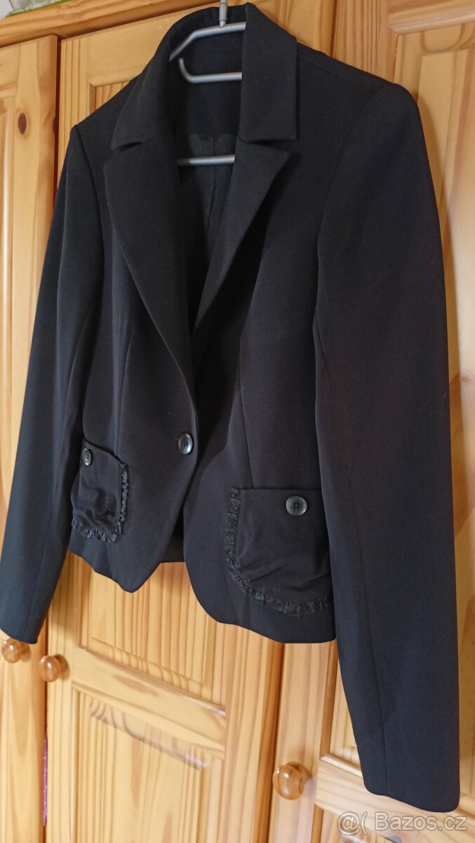 Dámské černé sako, vel. M - 2