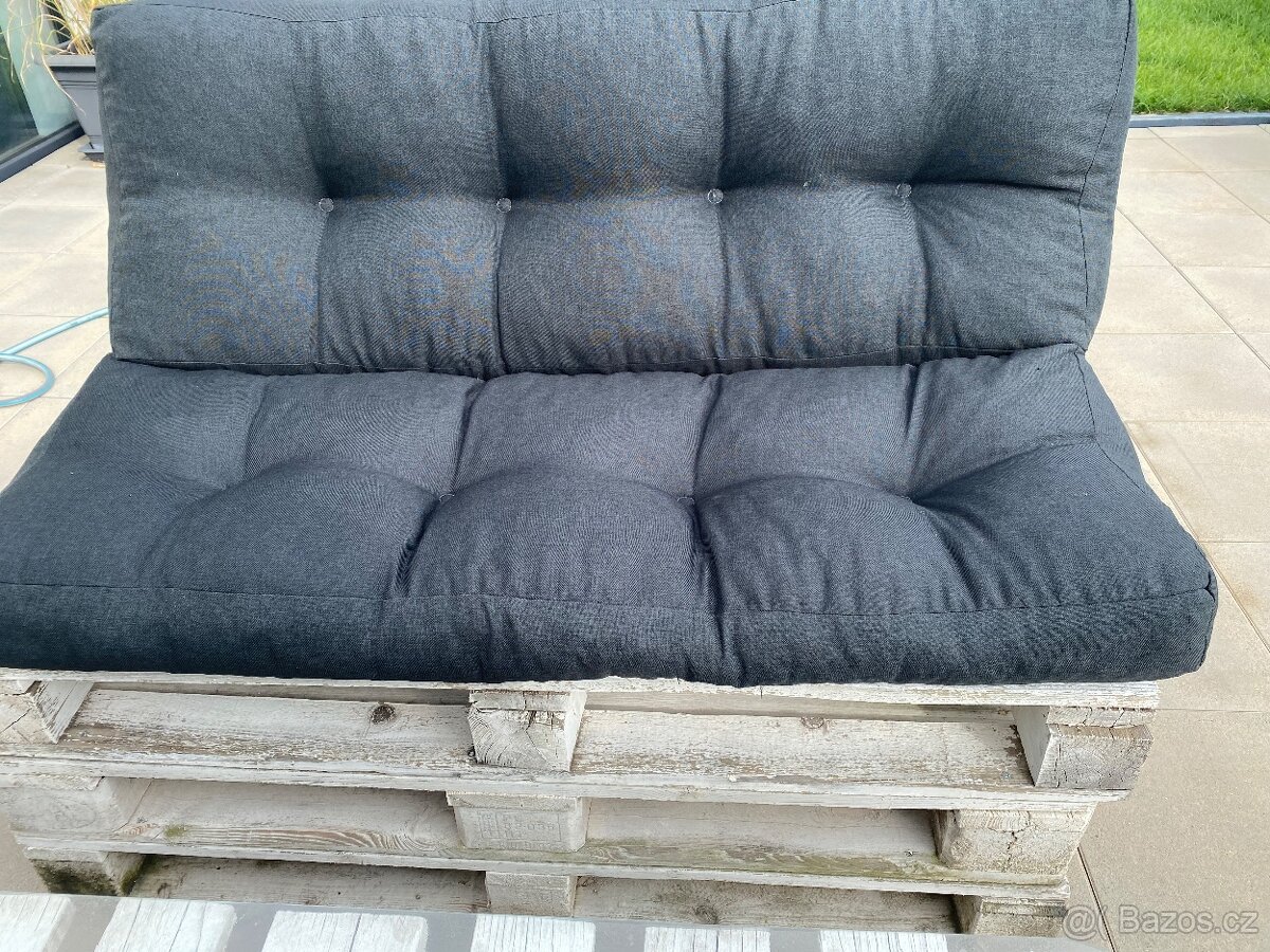 Paletové posezení / paletový nábytek - 2