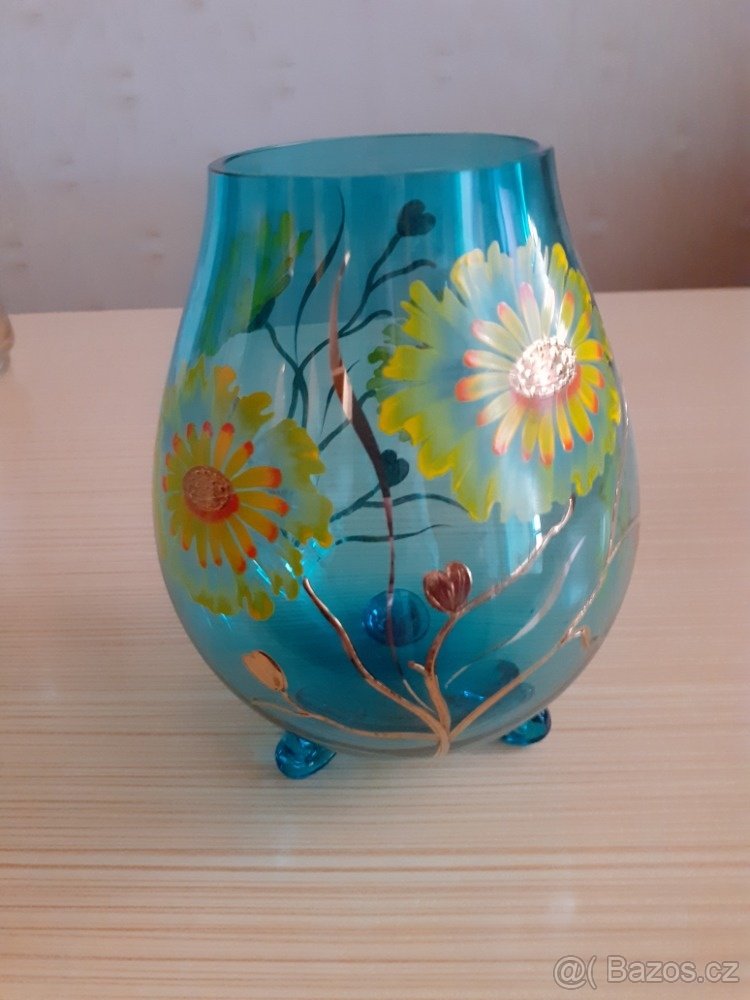Ručně malované barevné sklo - 2