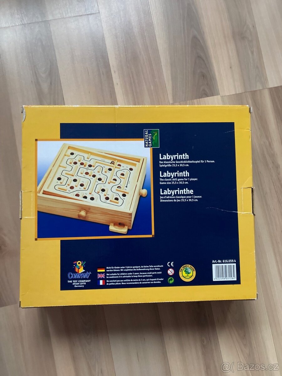 Dřevěná hra labyrint - 2