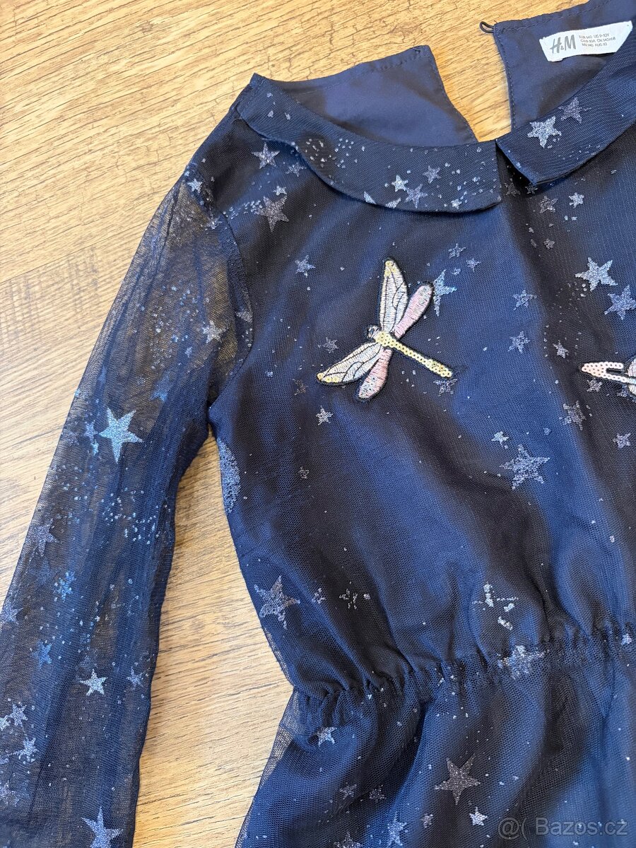 Zdobené šaty H&M vel. 140 - 2