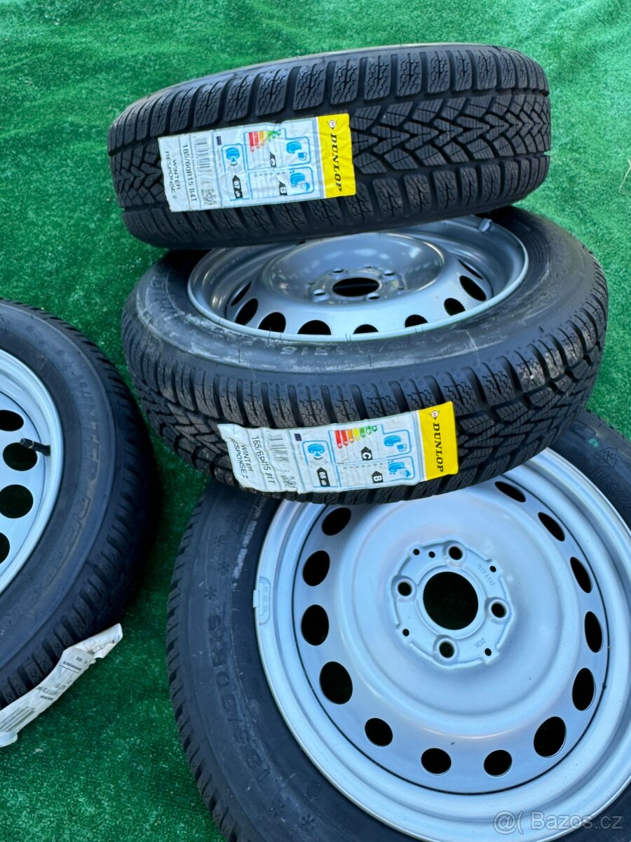 Plechová sada Smart Fortwo 4x100 nová sada TMPS - 2