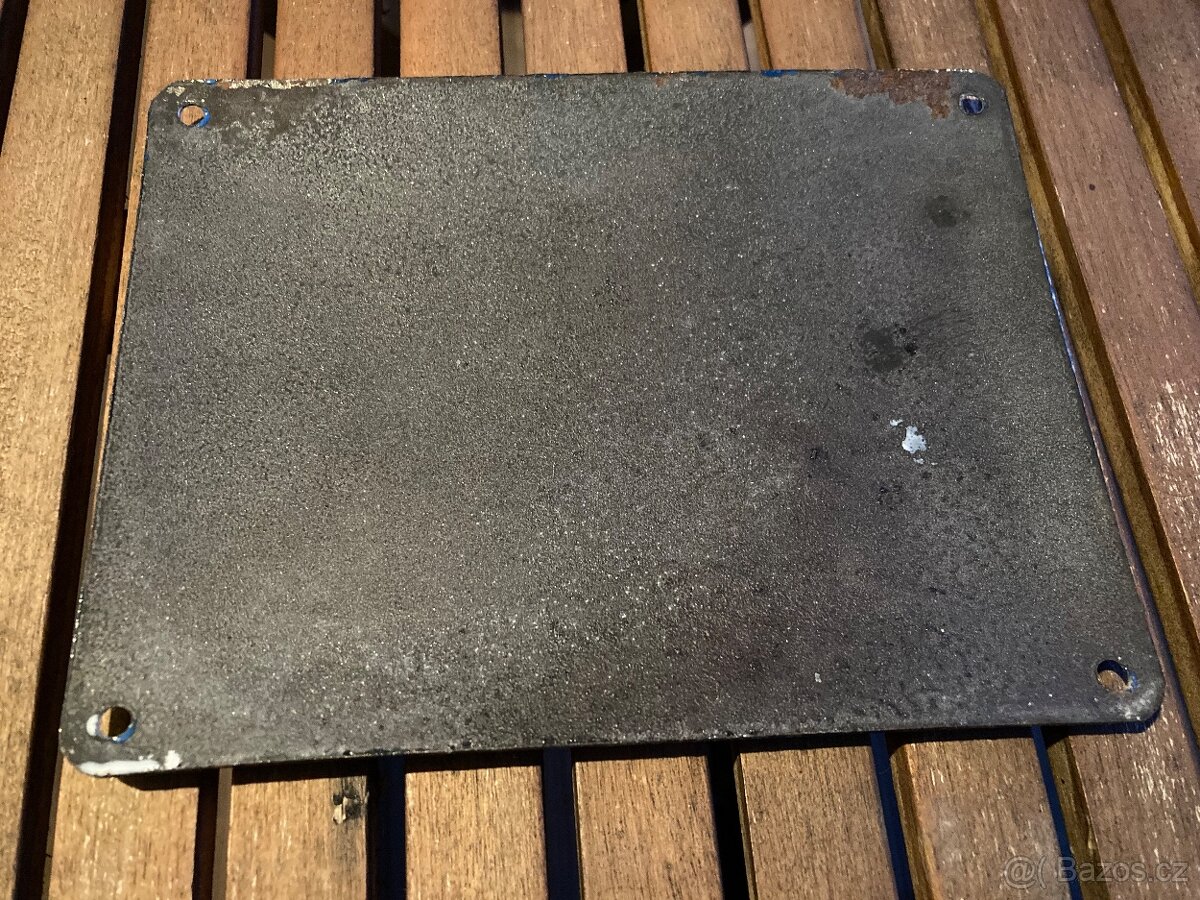 Smaltovaná cedule - 2