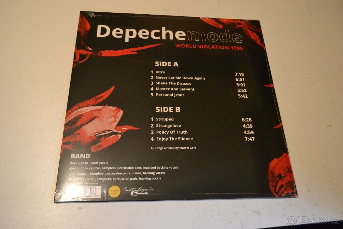 Depeche Mode - World Violation 1990 (Live) lp vinyl - 2