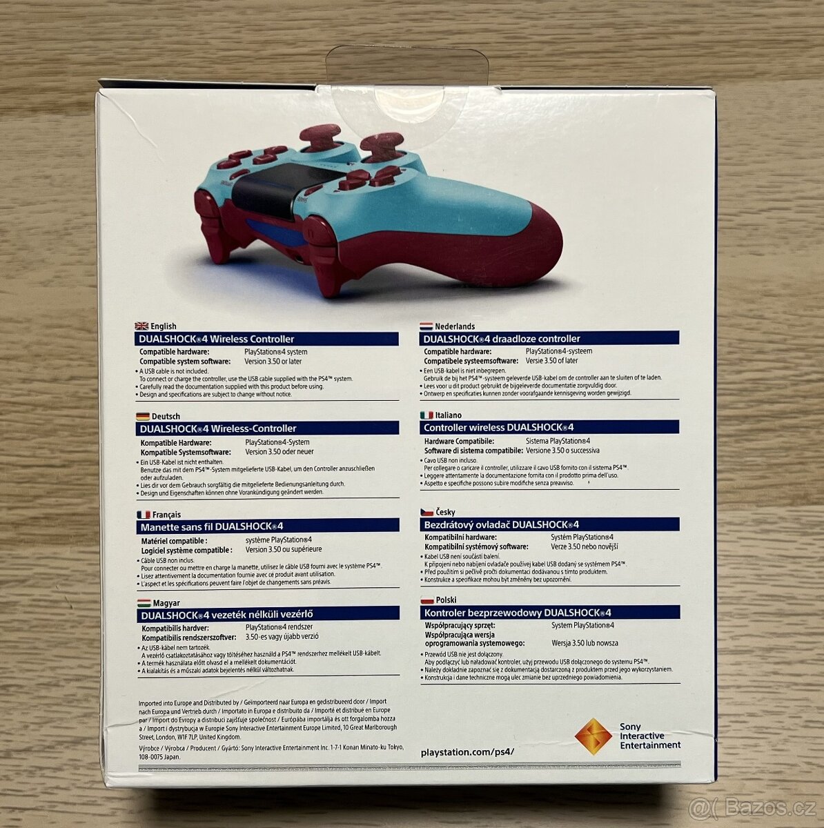 DualShock 4 ovladač - Berry Blue Limited Edition - 2