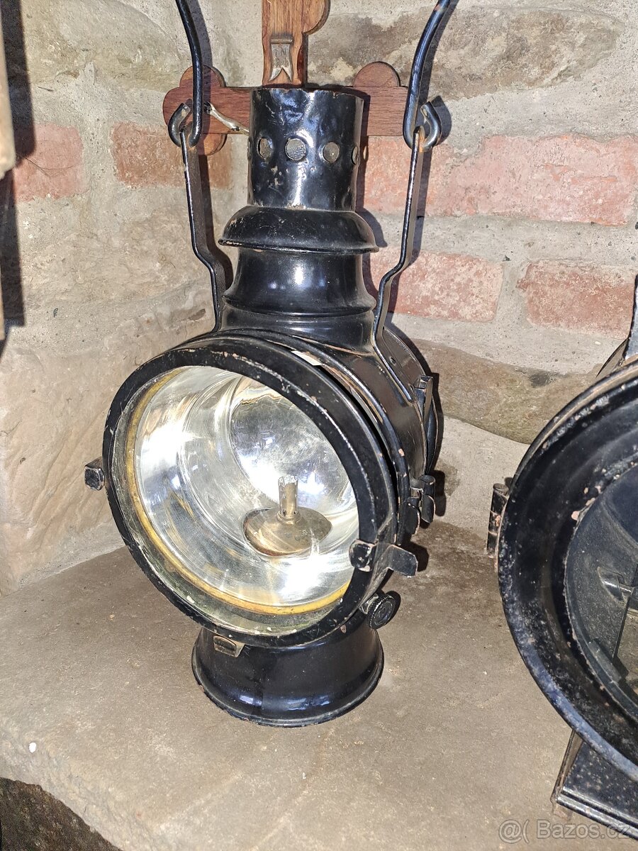 Nádražní petrolejová lampa - 2