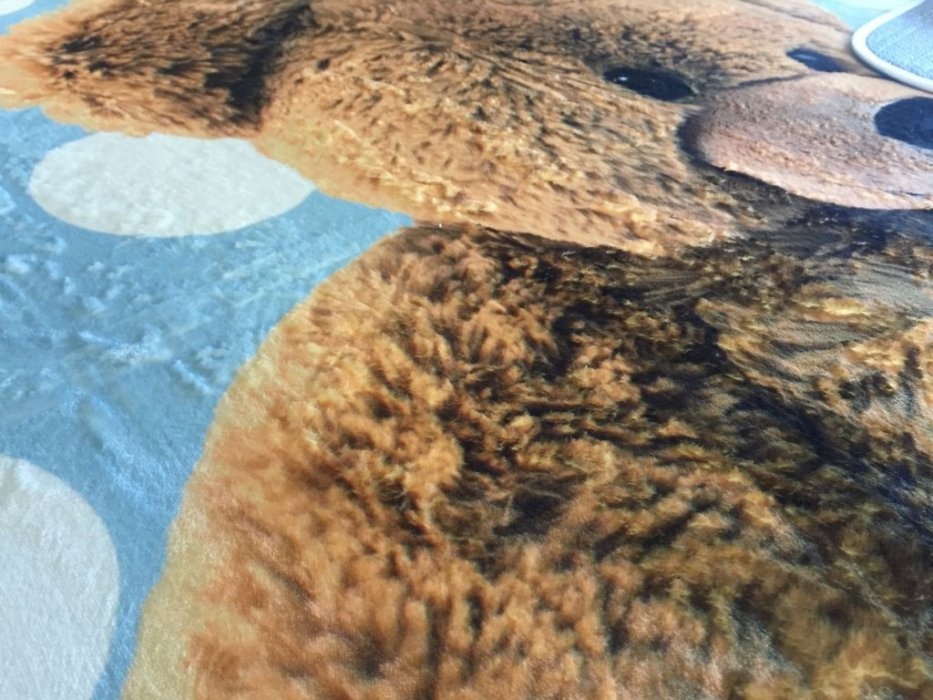 Dětský koberec Ultrasoft Medvídek modrý (N.O.V.Ý) - 2