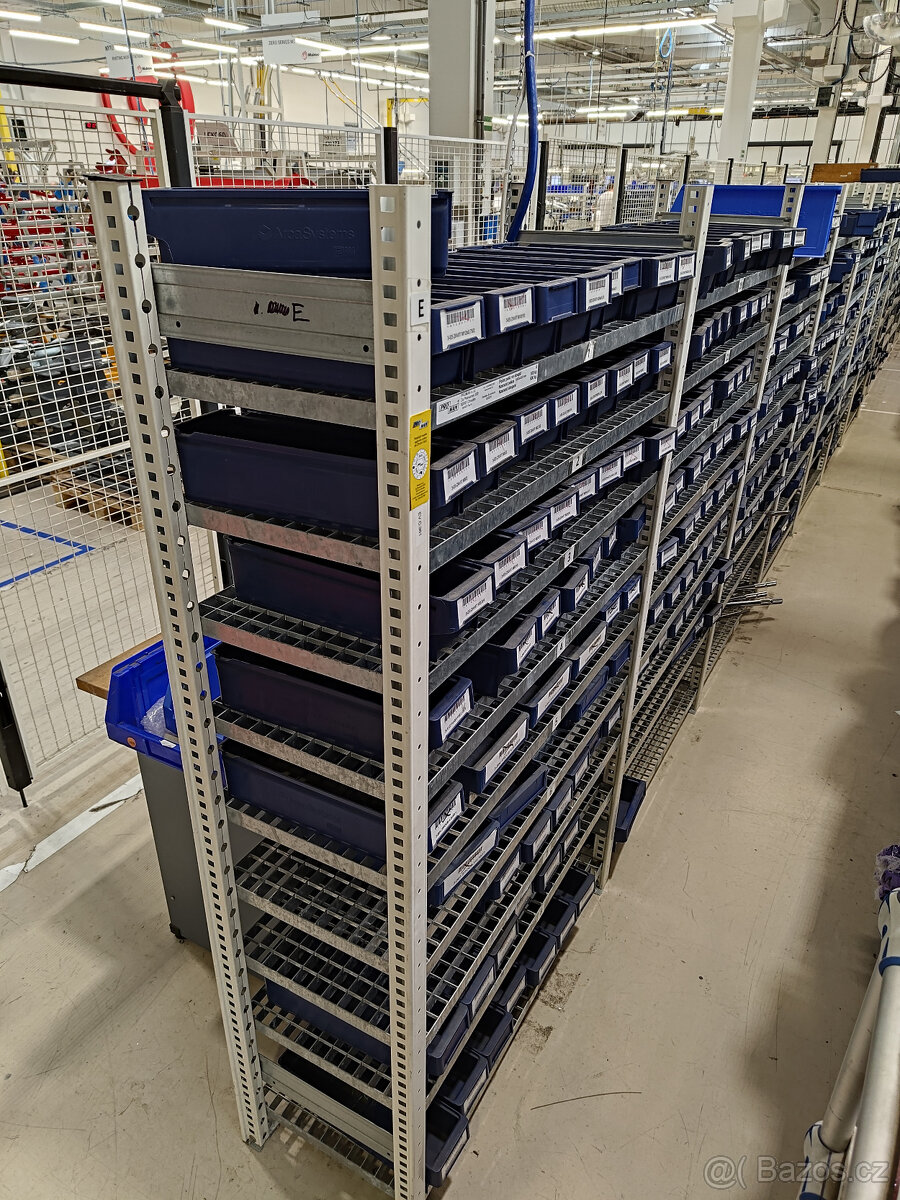 Policové Regály + regálové a skladové boxy - 2