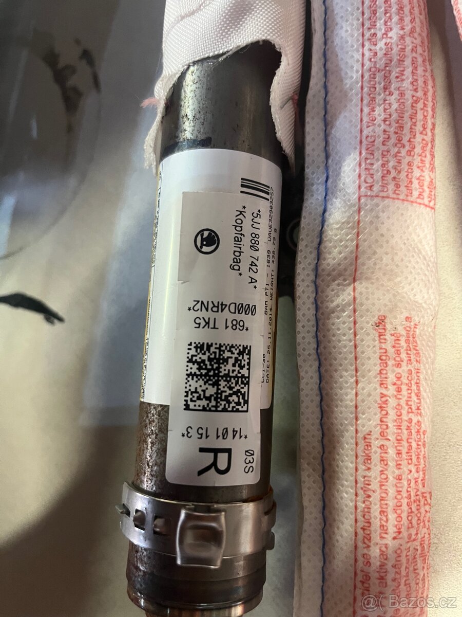 Hlavové airbagy škoda Rapid - 2