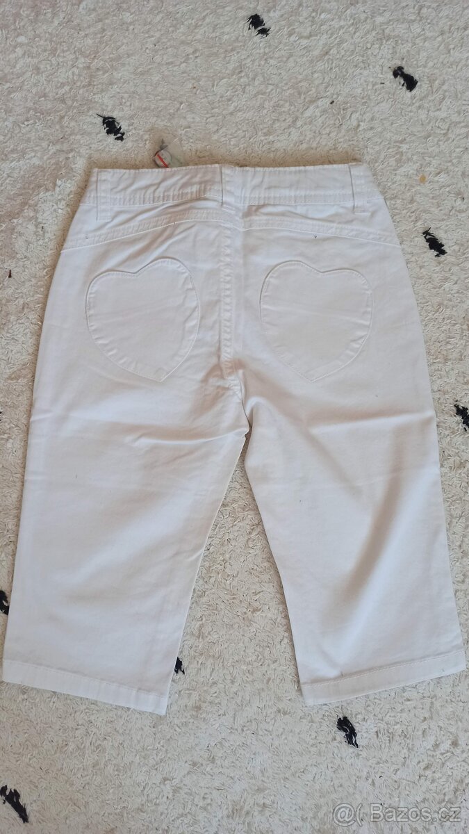 Dívčí 3/4 kalhoty - vel. 122/128 - nové s visačkou - 2