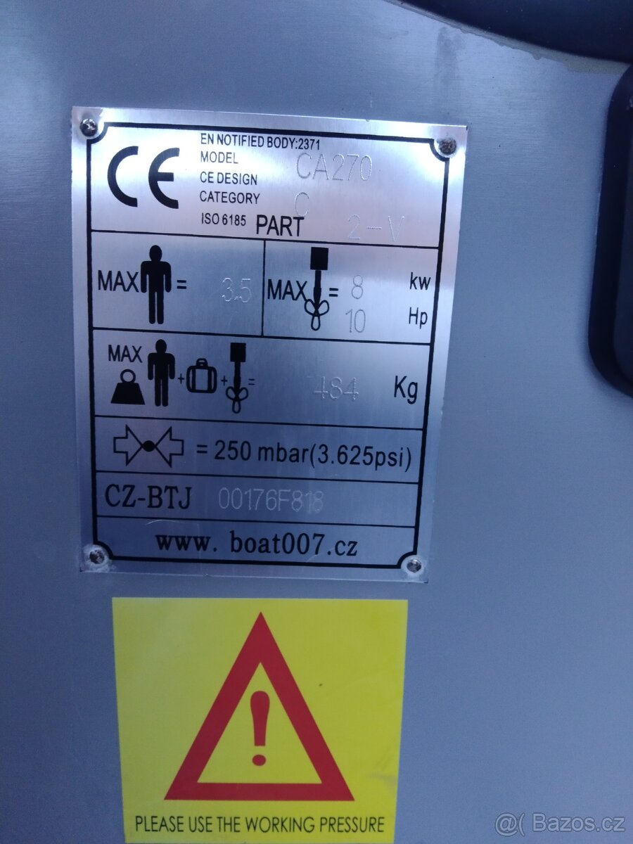 Nafukovací člun Boat 007+motor Suzuki - 2