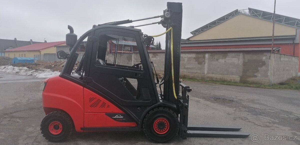 LINDE H35D-02 hydraulicky roztažné a výsuvné vidle + BP - 2
